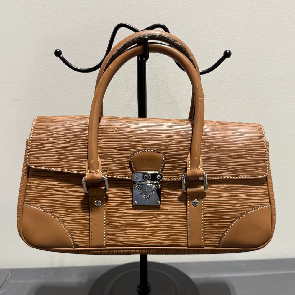 Louis Vuitton Brown Epi Leather Handbag